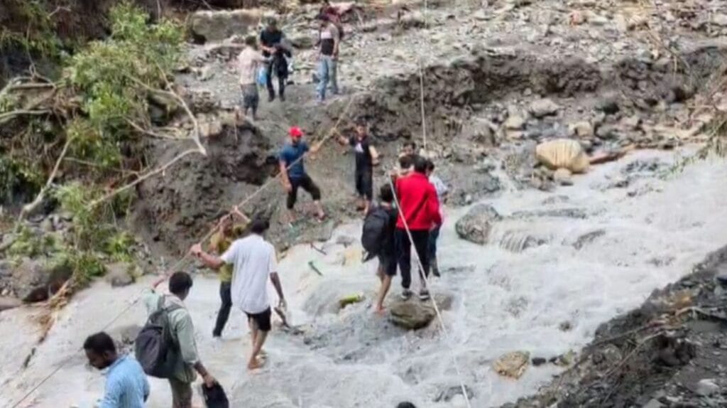 mussoorie cloud brust