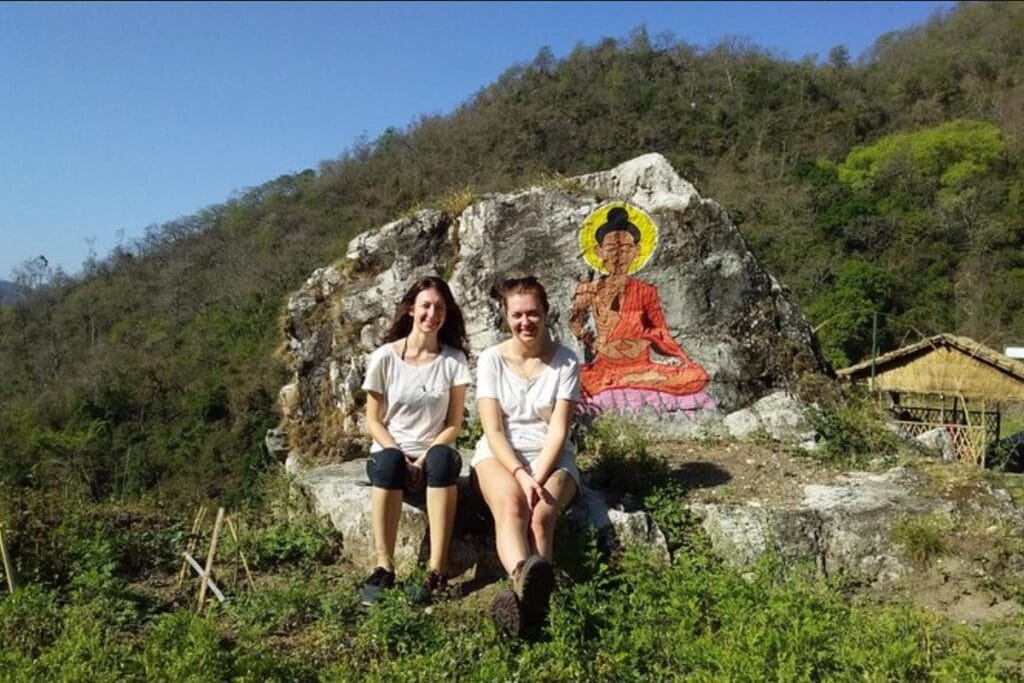 Traditional farming activities in Neergaddu Village along Kunjapuri Trek route