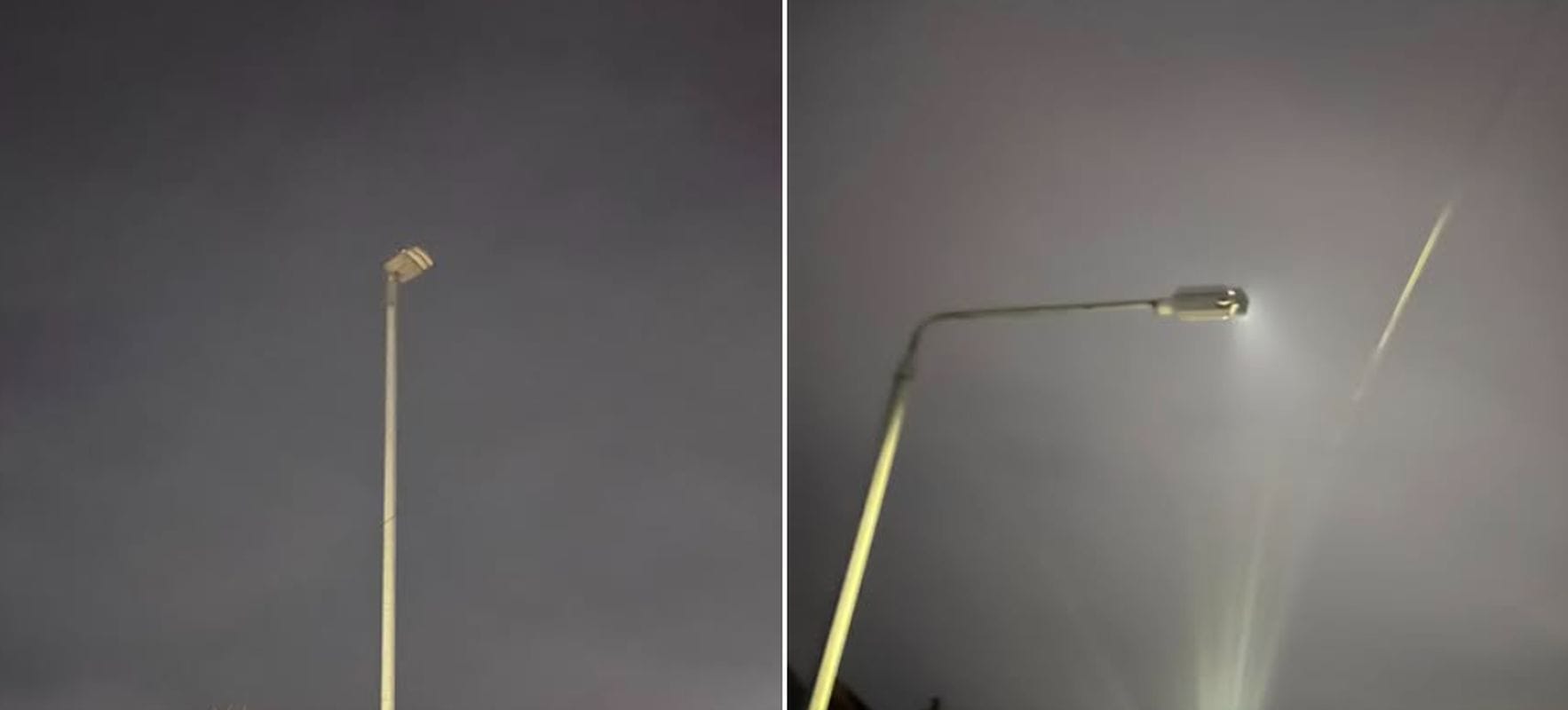 105 स्ट्रीट लाइटें बंद