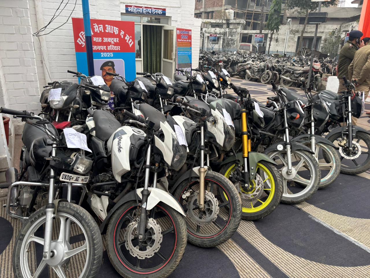 हरिद्वार में बाइक चोर गैंग का भंडाफोड़