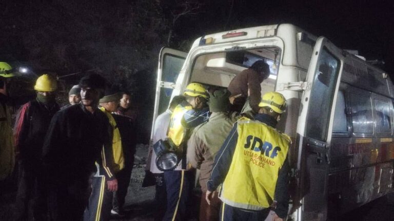 गुल्लर के पास वाहन खाई में गिरा