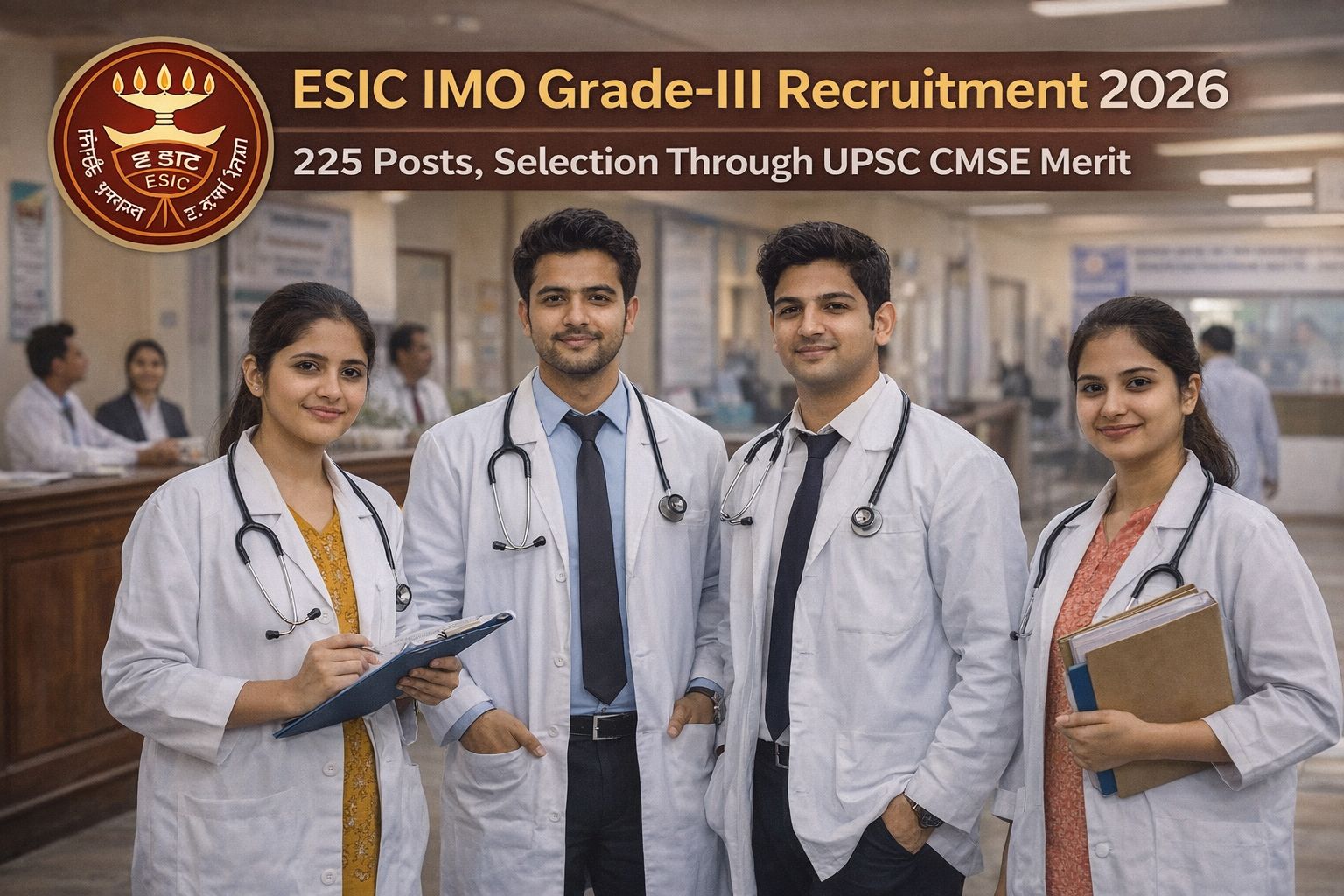ESIC IMO Grade-III Recruitment 2026