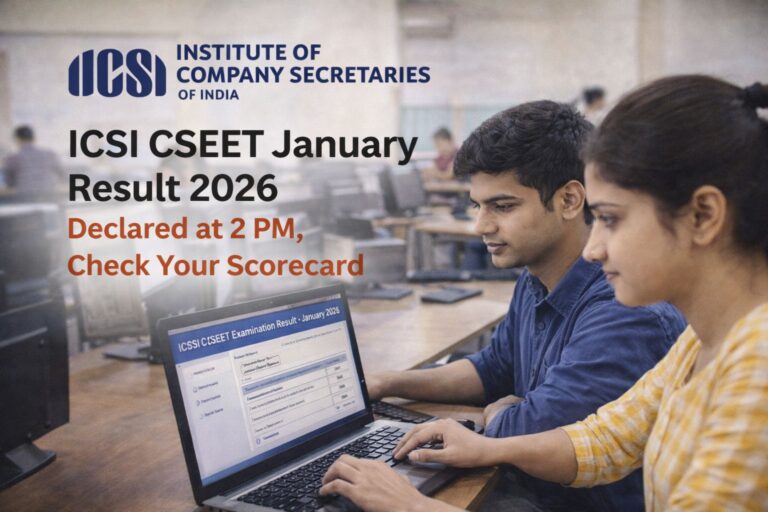 ICSI CSEET January Result 2026