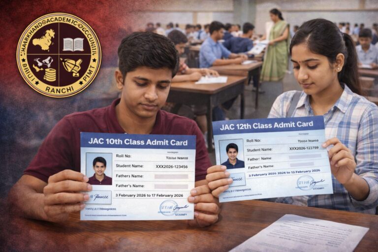 JAC 10th, 12th Admit Card 2026