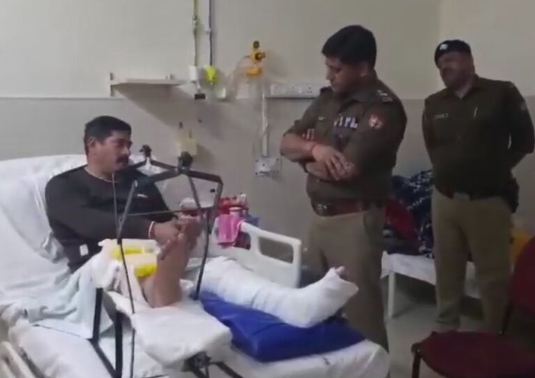 लालतप्पड़ हादसा: घायल एसआई से अस्पताल में मिले एसएसपी