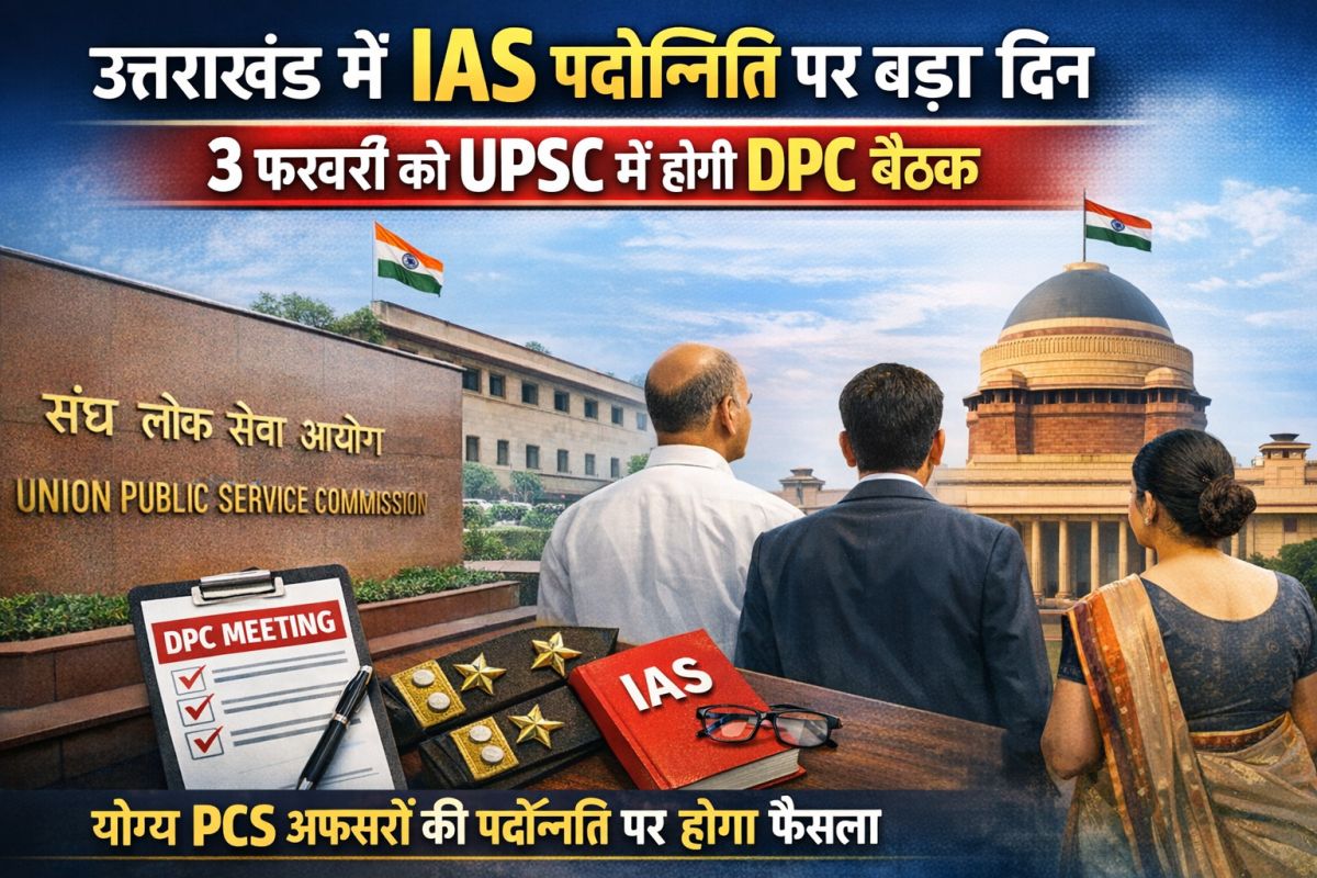 उत्तराखंड IAS प्रमोशन पर बड़ा अपडेट | 3 फरवरी को DPC बैठक