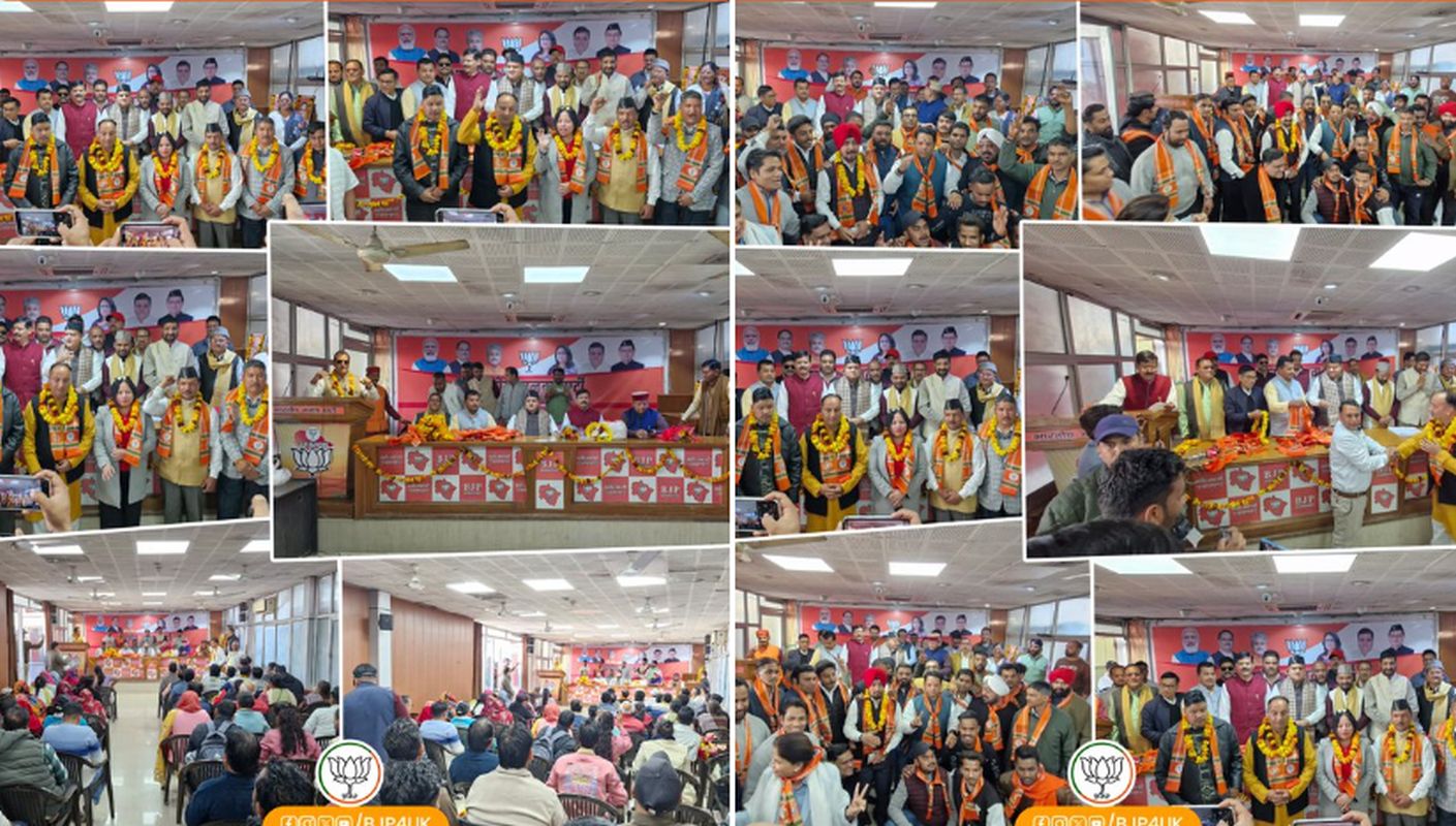 उत्तराखंड की राजनीति में बड़ा घटनाक्रम, विपक्ष के कई चेहरे बीजेपी में शामिल