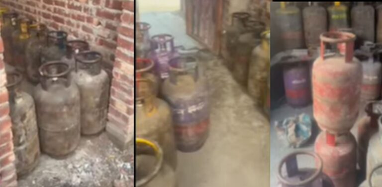 लक्कड़घाट में अवैध गैस रिफिलिंग का भंडाफोड़, 134 सिलिंडर और दो लोडर जब्त 7 गैस की कालाबाज़ारी पर कार्रवाई, अज्ञात के खिलाफ मुकदमा दर्ज