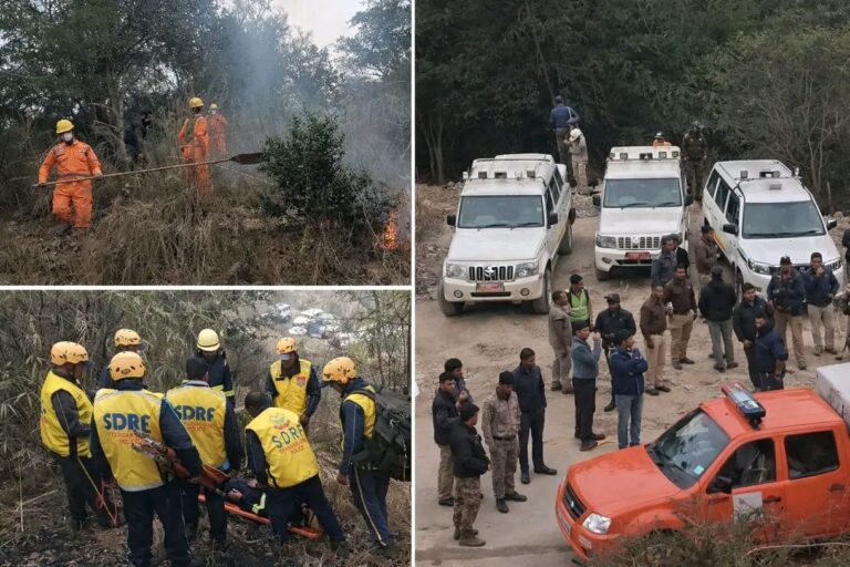 मनसा देवी पहाड़ी पर मॉक ड्रिल में आग | तीन लोग झुलसे, रेस्क्यू ऑपरेशन का पूरा विवरण