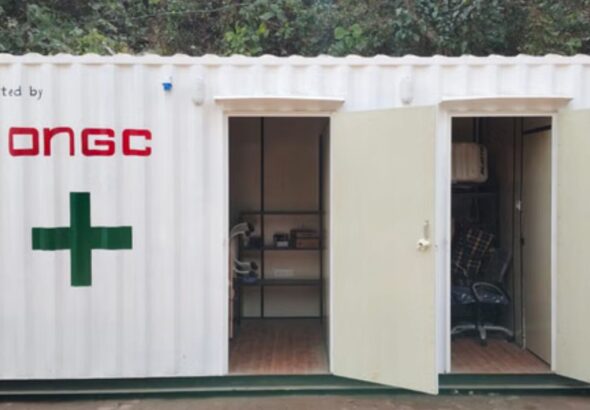 नीलकंठ धाम में हेल्थ कंटेनर शुरू | महाशिवरात्रि से श्रद्धालुओं को सुविधा