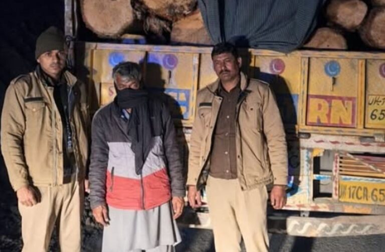 सतपुली में अवैध लकड़ी से लदा ट्रक सीज, चालक गिरफ्तार 7 सतपुली में अवैध लकड़ी से लदा ट्रक पकड़ा | चालक गिरफ्तार