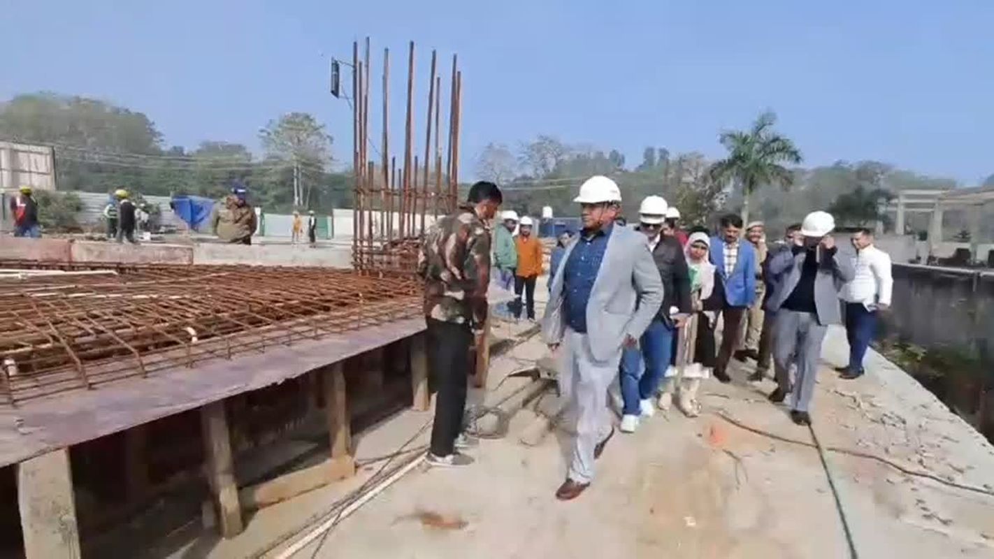 हरिद्वार में बन रहा यूनिटी मॉल | 45% निर्माण पूरा, निरीक्षण