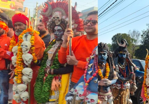 रंग-गुलाल और झांकियों के बीच संपन्न हुई वीरभद्र की शिव बरात