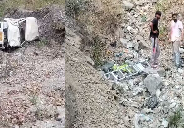 ऋषिकेश बदरीनाथ हाईवे पर बड़ा हादसा | तपोवन में वाहन खाई में गिरा